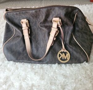Michael Kors Brown Satchel Bag
